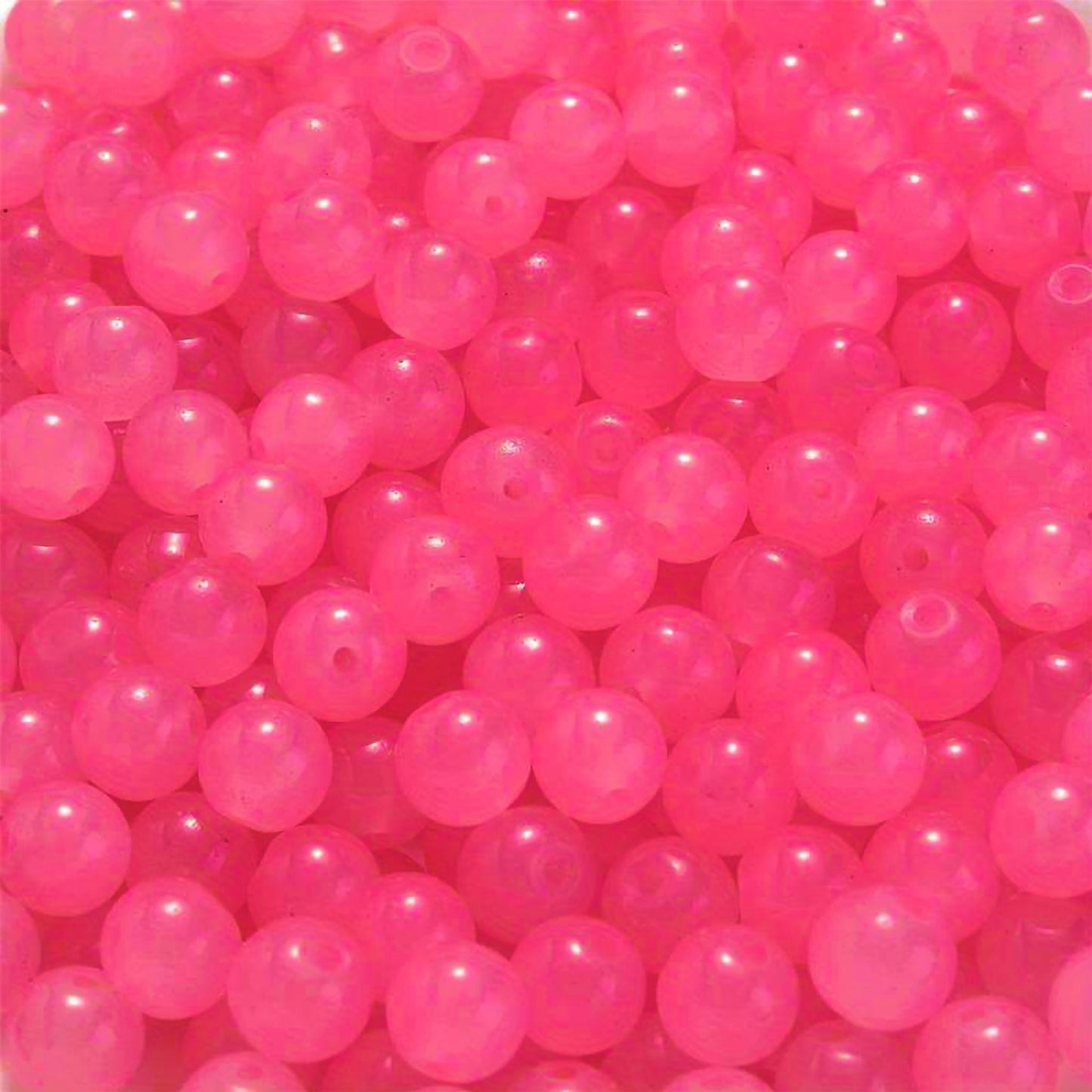 Jelly Glass Beads - 6mm