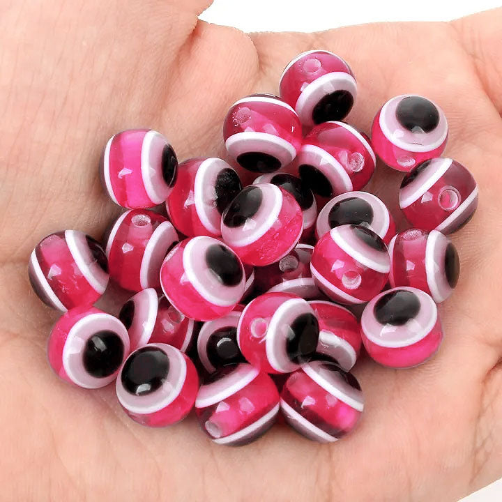 Evil Eye Round Beads - 5mm (20 pcs)