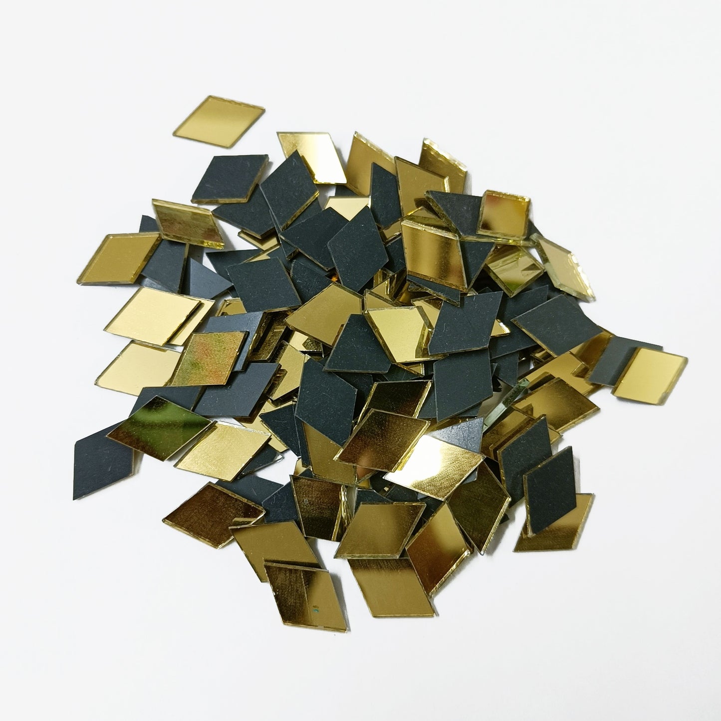 Gold Kite Glass Pieces for Lippan Art & Crafts 100g