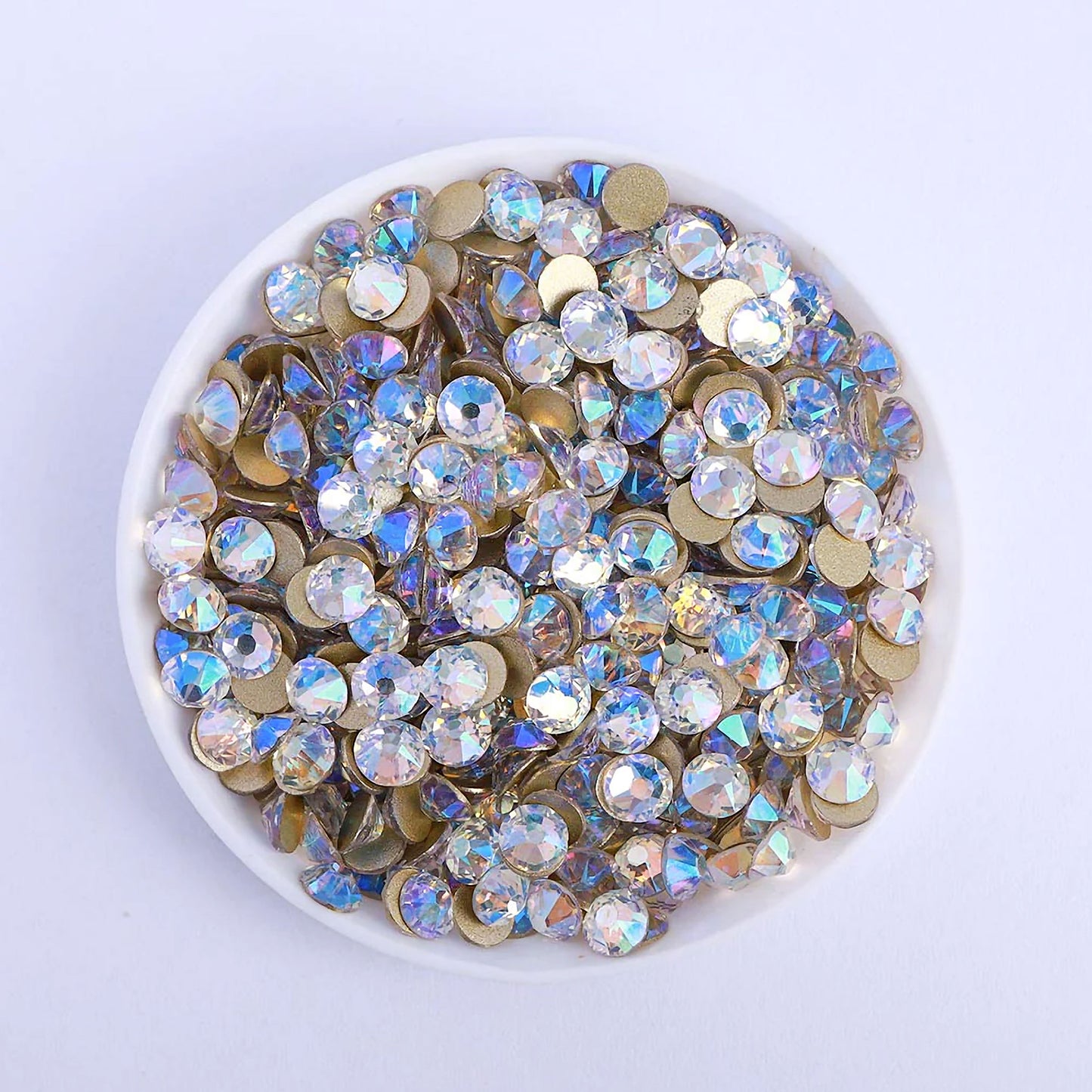 Flat Surface Rhinestone Beads (Size: 4mm)