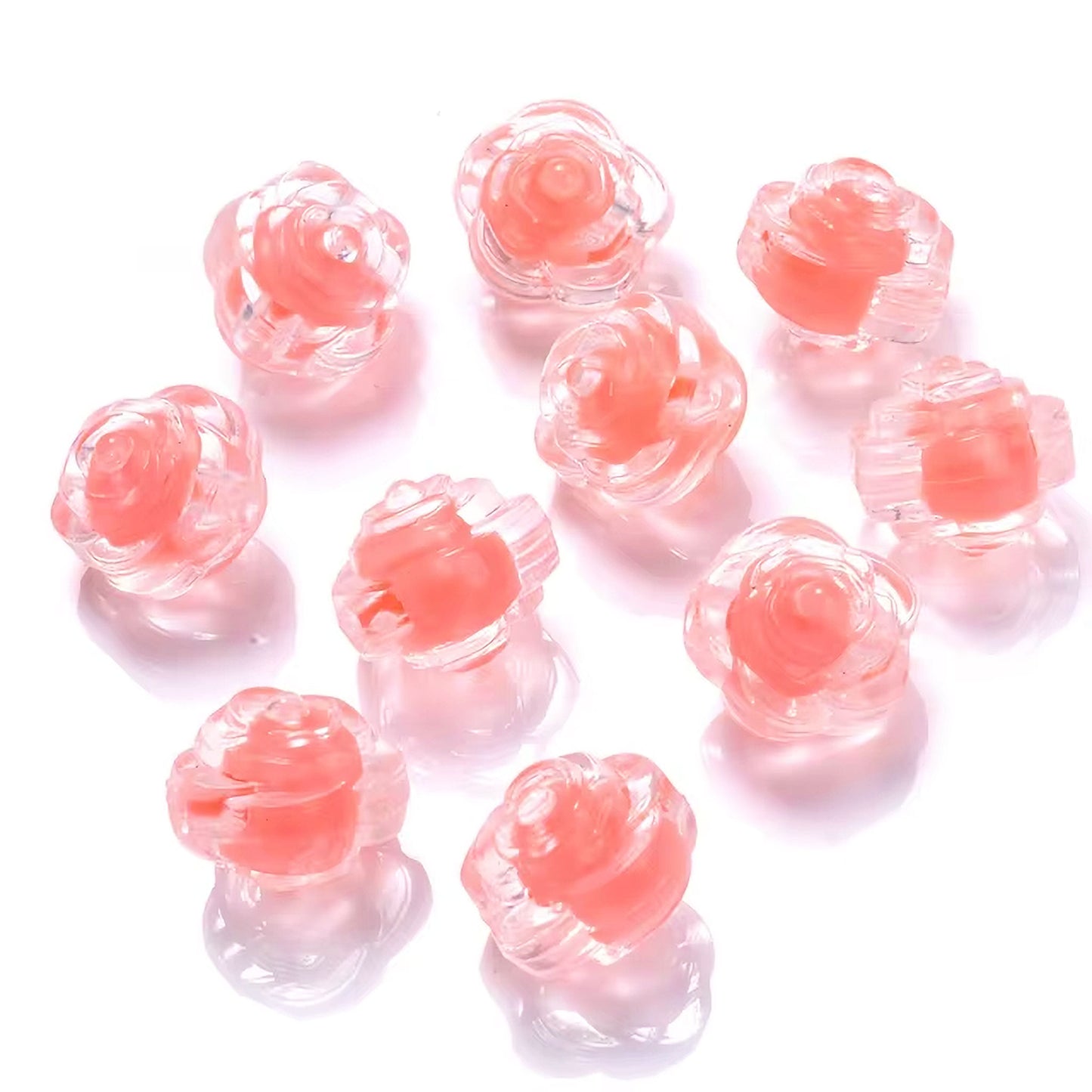 Inside Colour Pastel Flower Beads | 12g