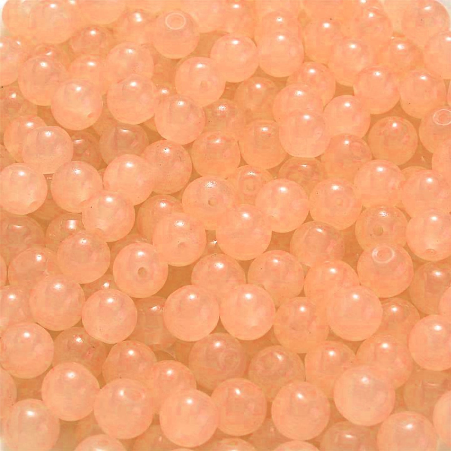 Jelly Glass Beads - 6mm