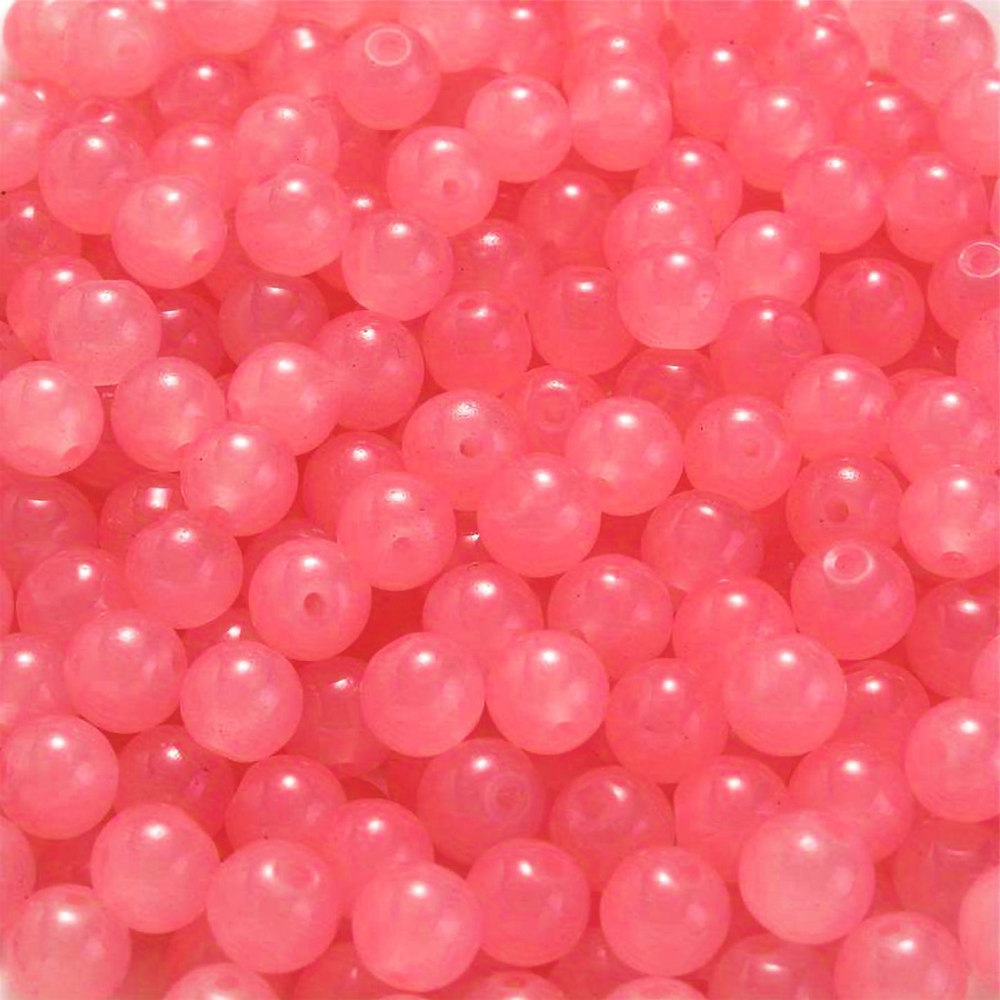 Jelly Glass Beads - 8mm