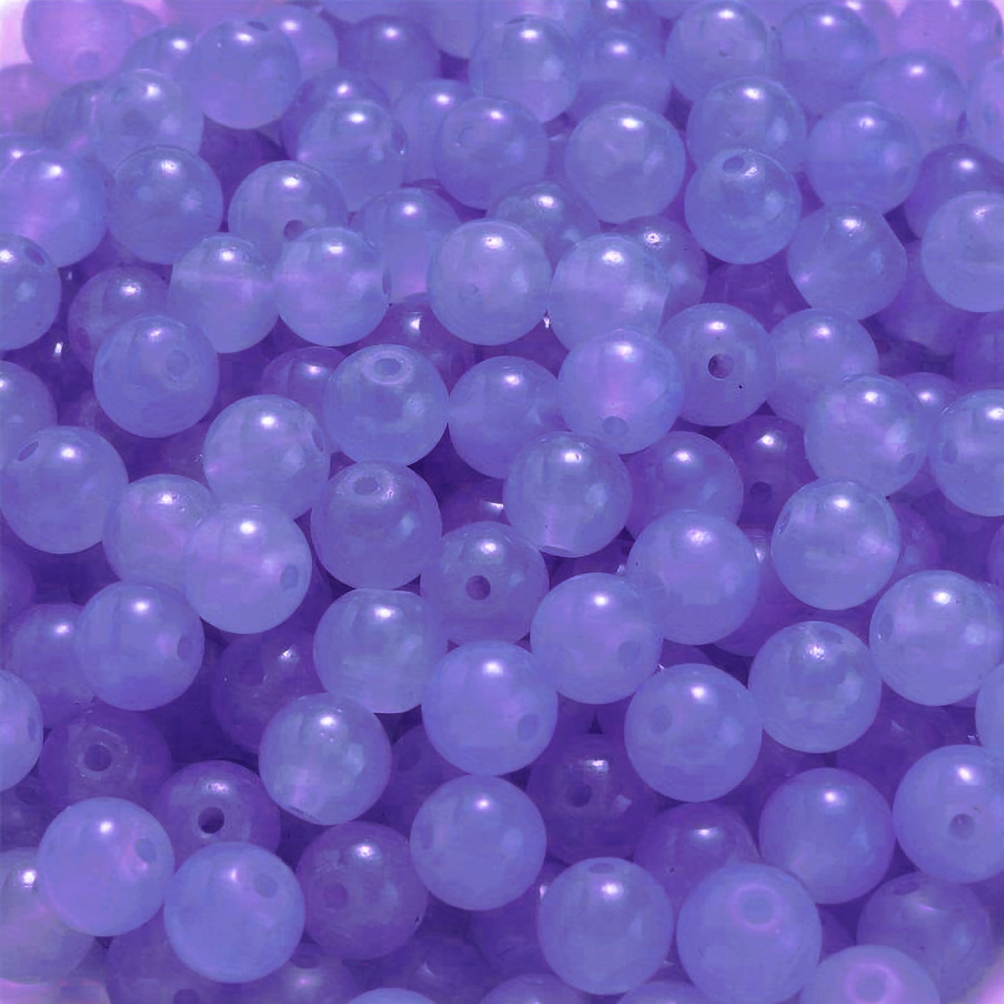 Jelly Glass Beads - 6mm