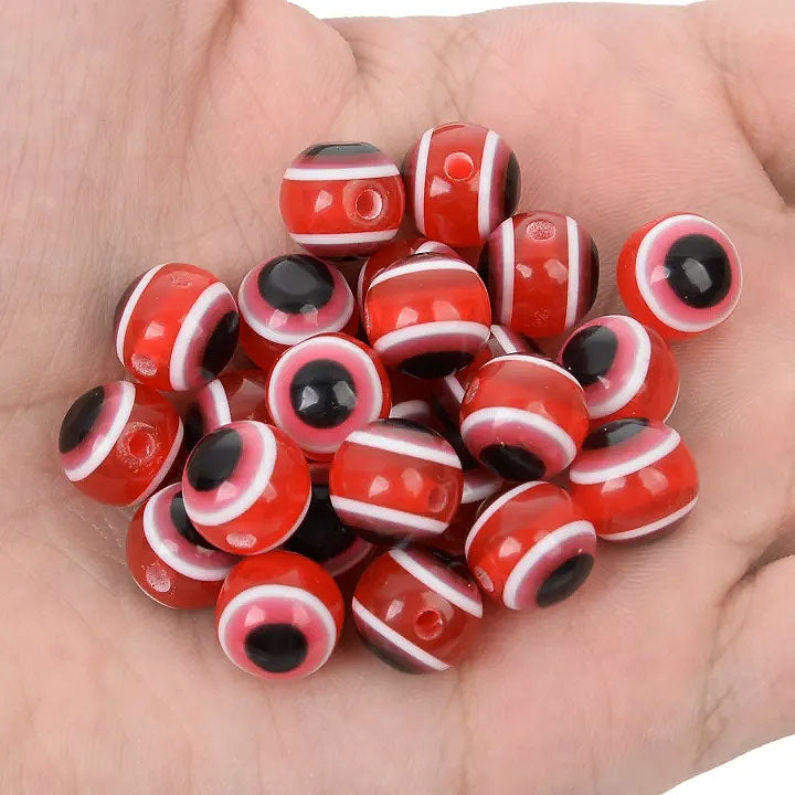 Evil Eye Round Beads - 5mm (20 pcs)