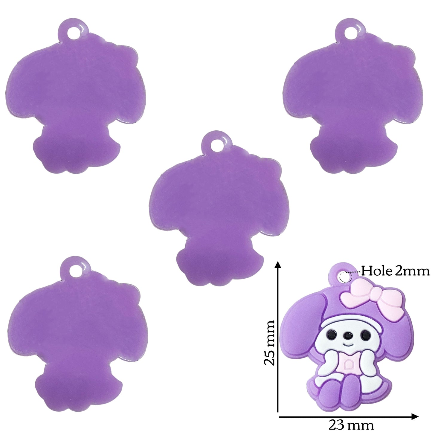 Doll Silicone Charms - Pack of 5