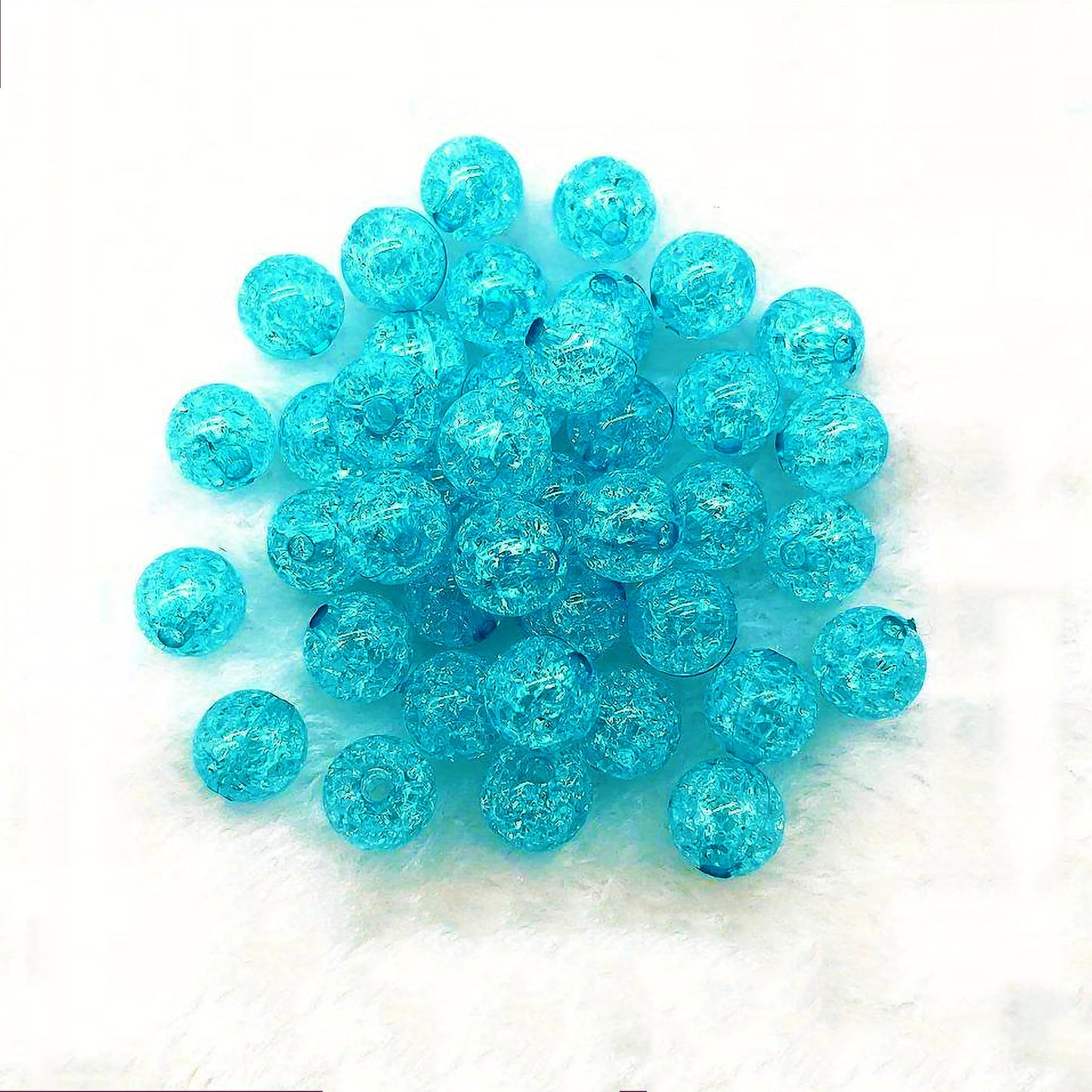 Crackle Glass Beads - 6mm