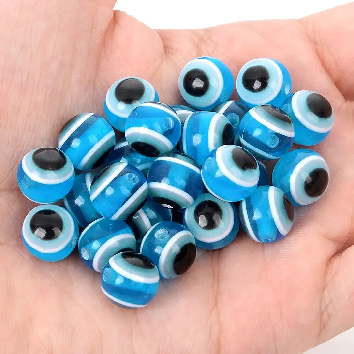 Evil Eye Round Beads - 5mm (20 pcs)