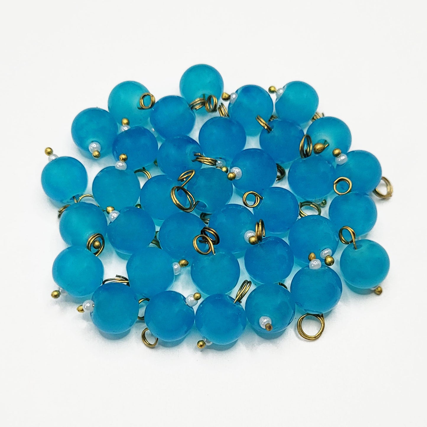 Lariya Round Hanging Beads 8mm - Pack of 25