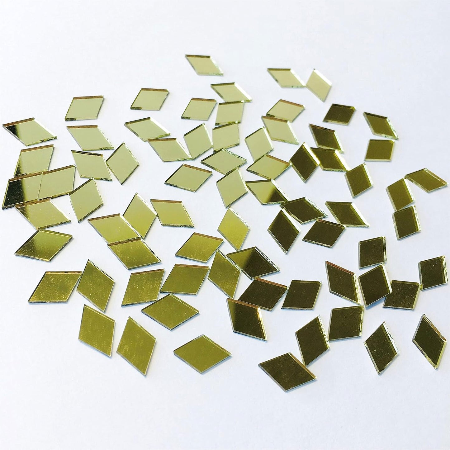 Gold Kite Glass Pieces for Lippan Art & Crafts 100g