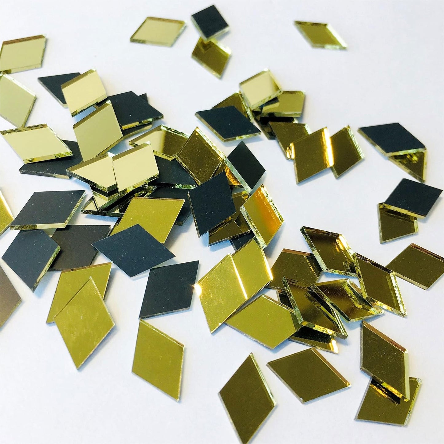 Gold Kite Glass Pieces for Lippan Art & Crafts 100g