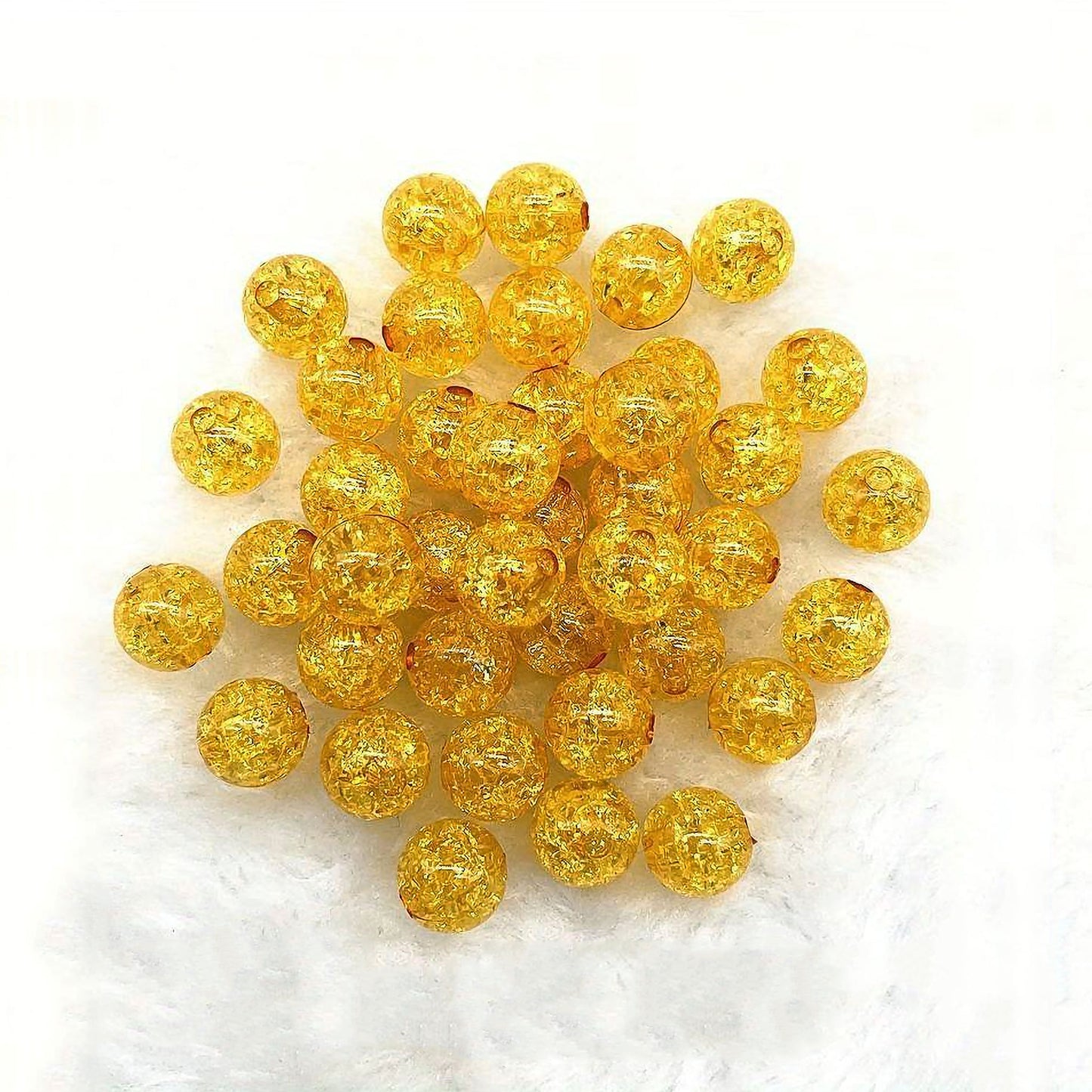 Crackle Glass Beads - 6mm