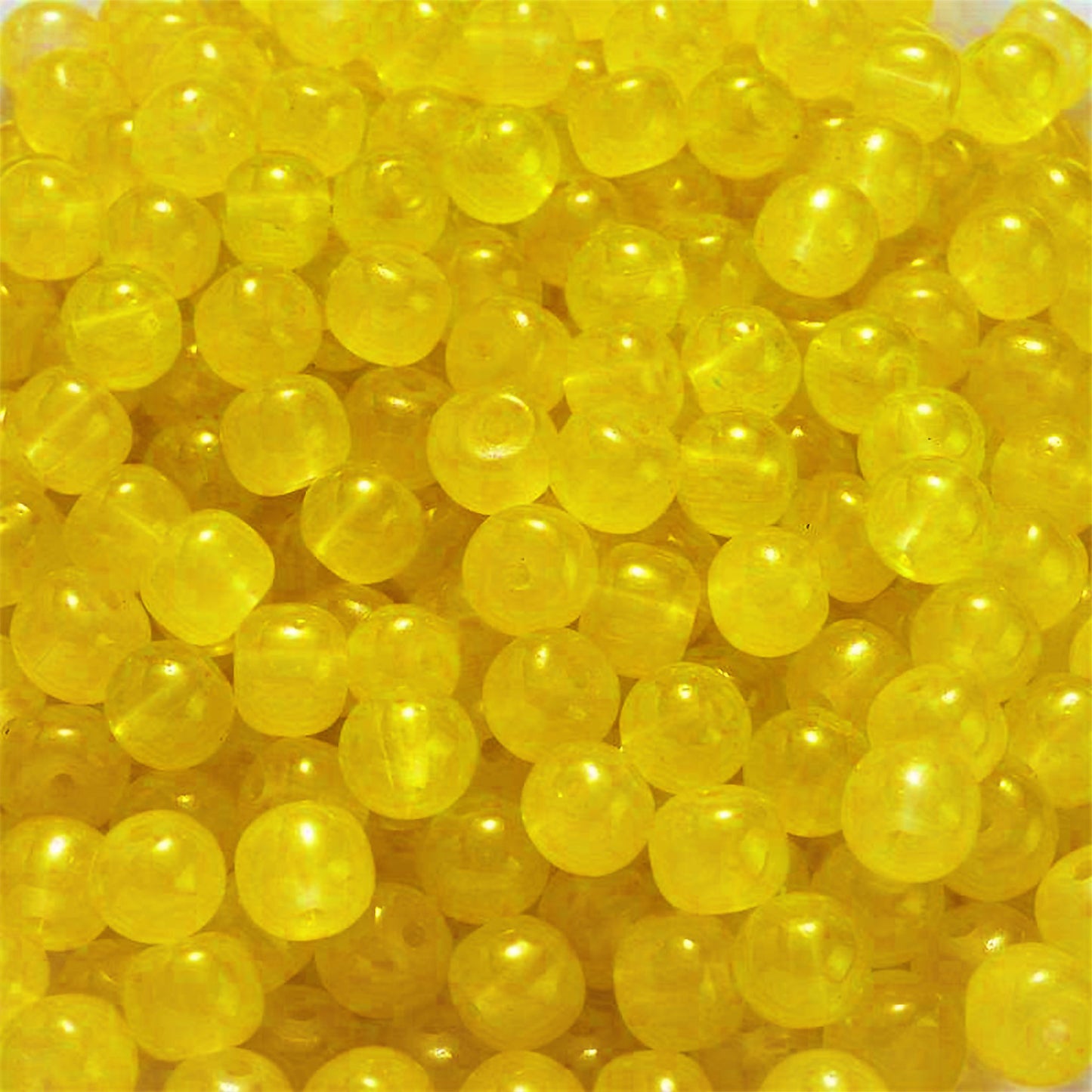 Jelly Glass Beads - 6mm